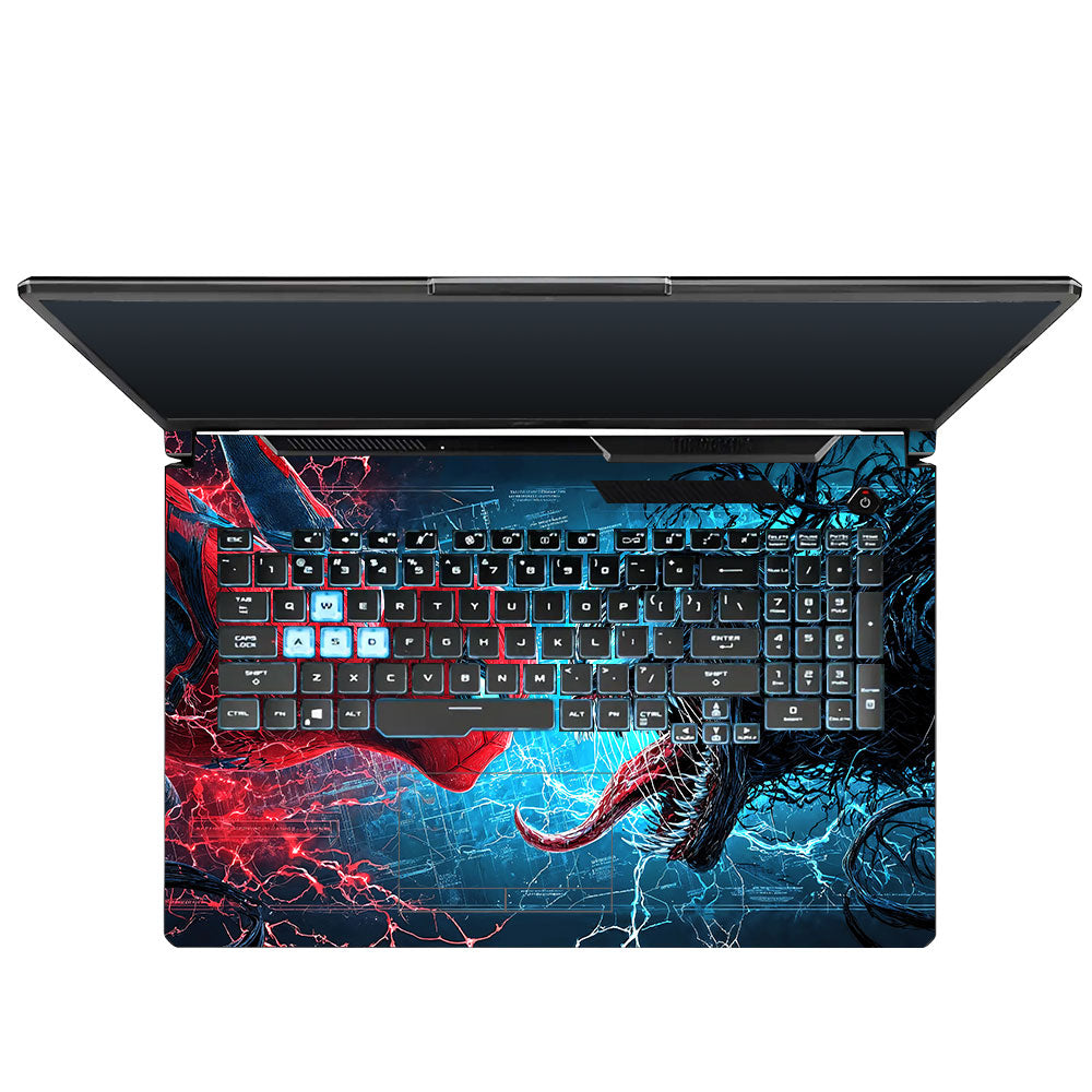 Web Hero Showdown Asus TUF Gaming F17 FX706 3D Laptop Skin