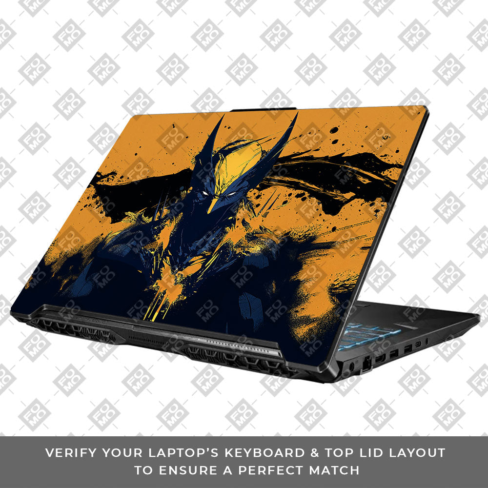 Rogue Instinct The Wolverine Reborn Asus TUF Gaming F17 FX706 Laptop Skin