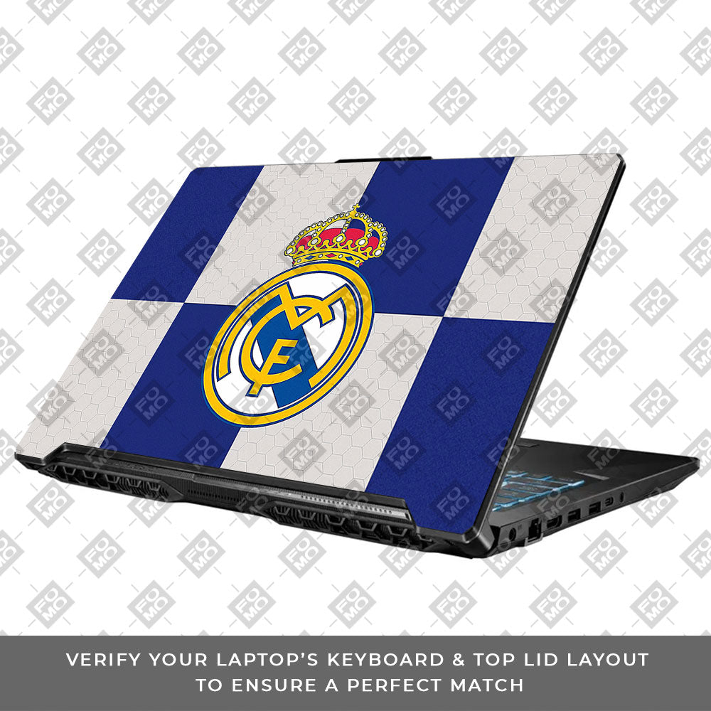 Royal Reign Real Madrid Glory Asus TUF Gaming F17 FX706 Laptop Skin