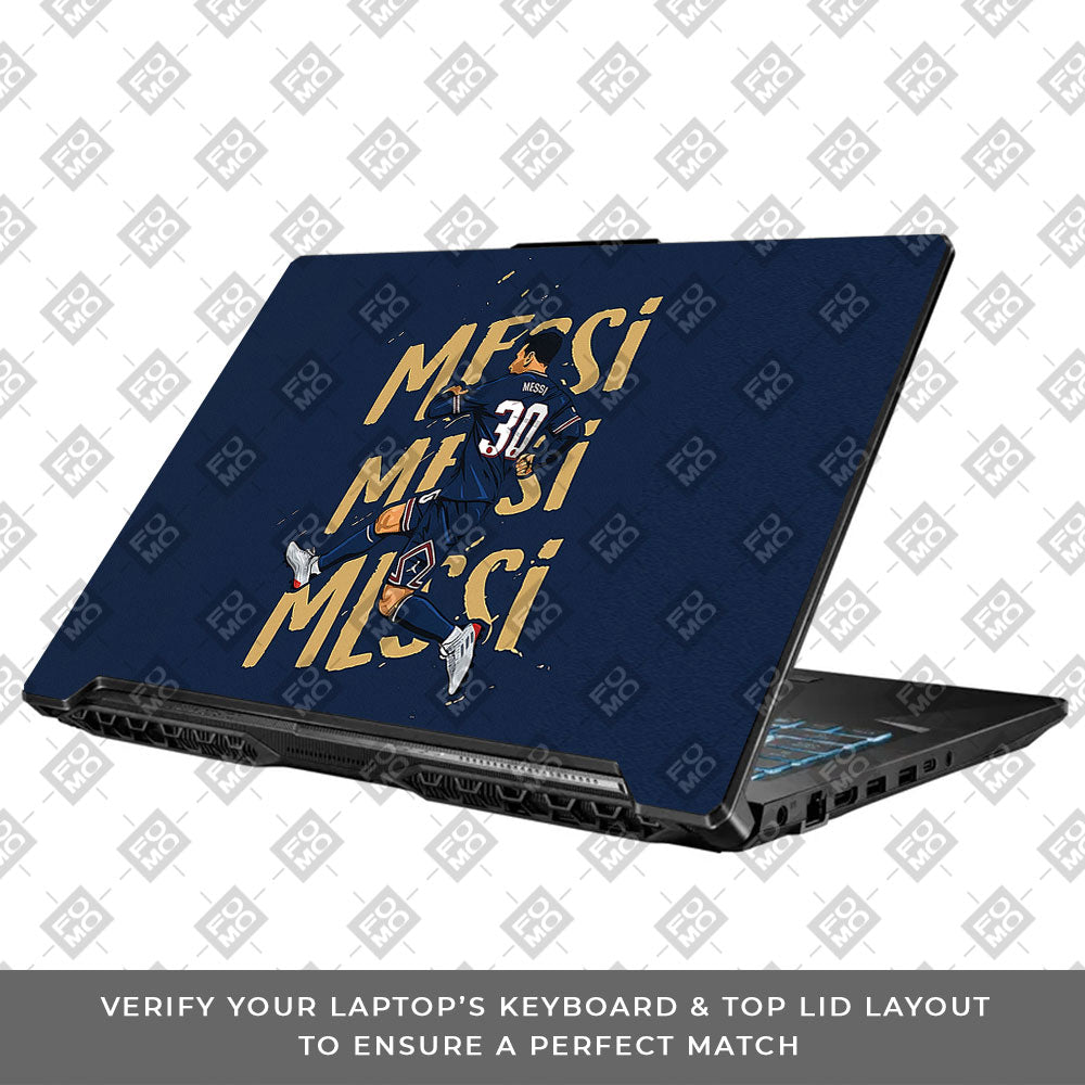Messi Motion Masterpiece Asus TUF Gaming F17 FX706 Laptop Skin