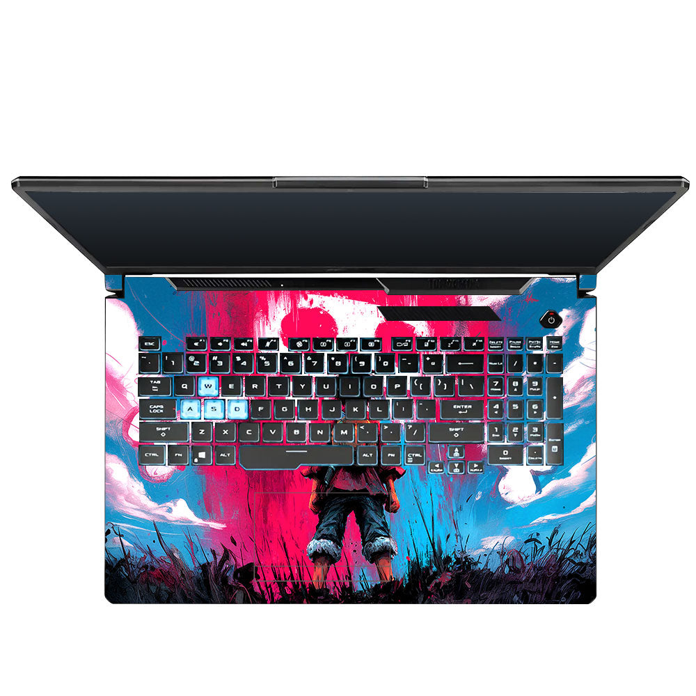 Straw Hat Graffiti One Piece Asus TUF Gaming F17 FX706 Laptop Skin