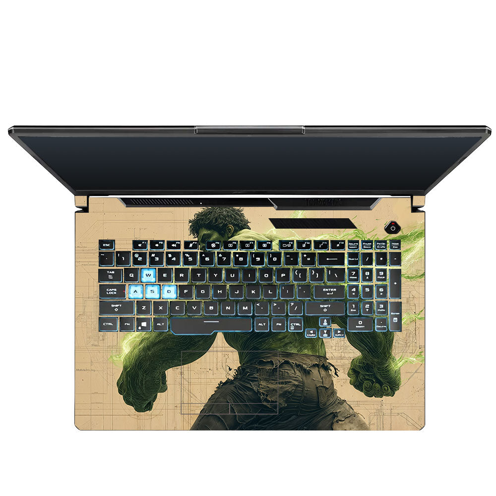Hulk Unleashed Asus TUF Gaming F17 FX706 Laptop Skin