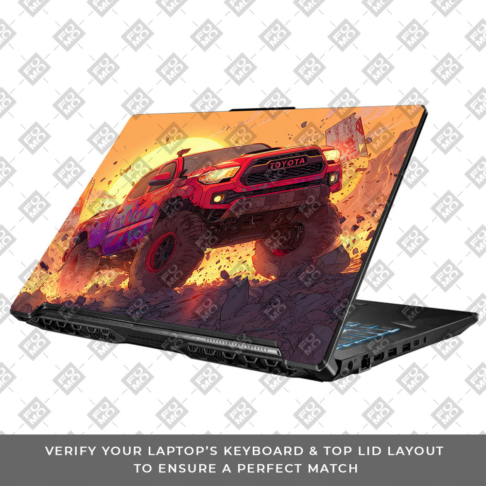 Toyota Off Road Beast Asus TUF Gaming F17 FX706 Laptop Skin