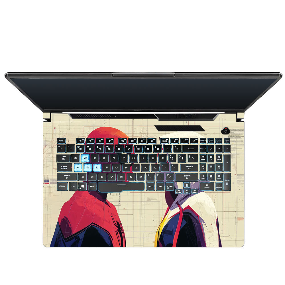 Spider Man X Spider Gwen Asus TUF Gaming F17 FX706 Laptop Skin