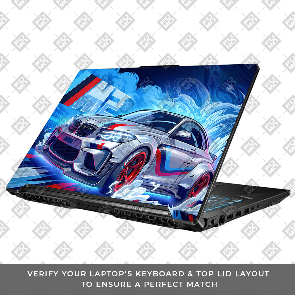 BMW M Performance Asus TUF Gaming F17 FX706 Laptop Skin