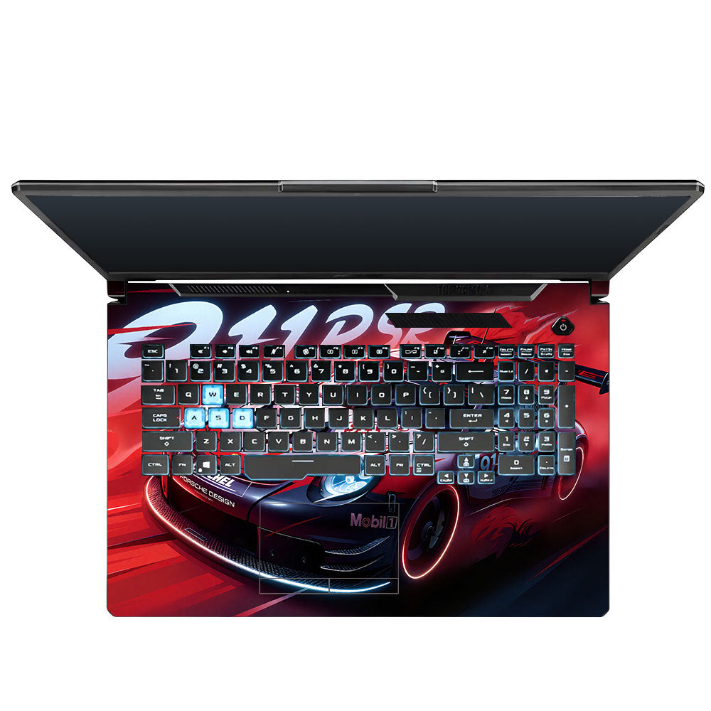 Porsche 911 RSR Asus TUF Gaming F17 FX706 Laptop Skin