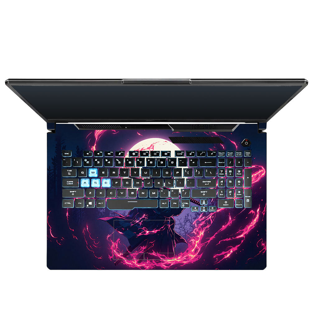 Tanjiro's Flame of Ember Asus TUF Gaming F17 FX706 Laptop Skin