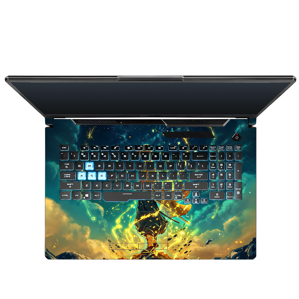 Zenitsu Thunder God Asus TUF Gaming F17 FX706 Laptop Skin