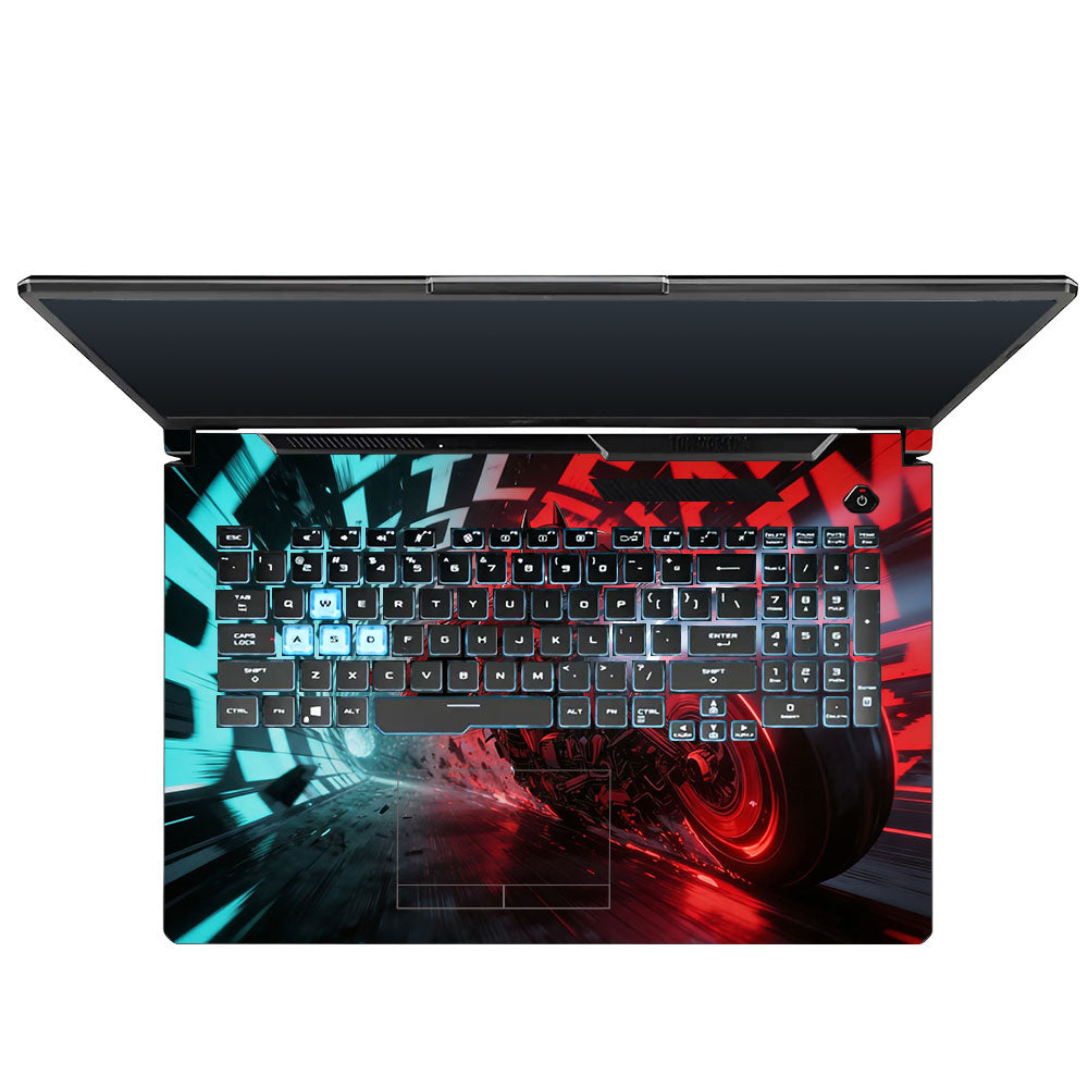 Batman's Cyber Pursuit Asus TUF Gaming F17 FX706 3D Laptop Skin