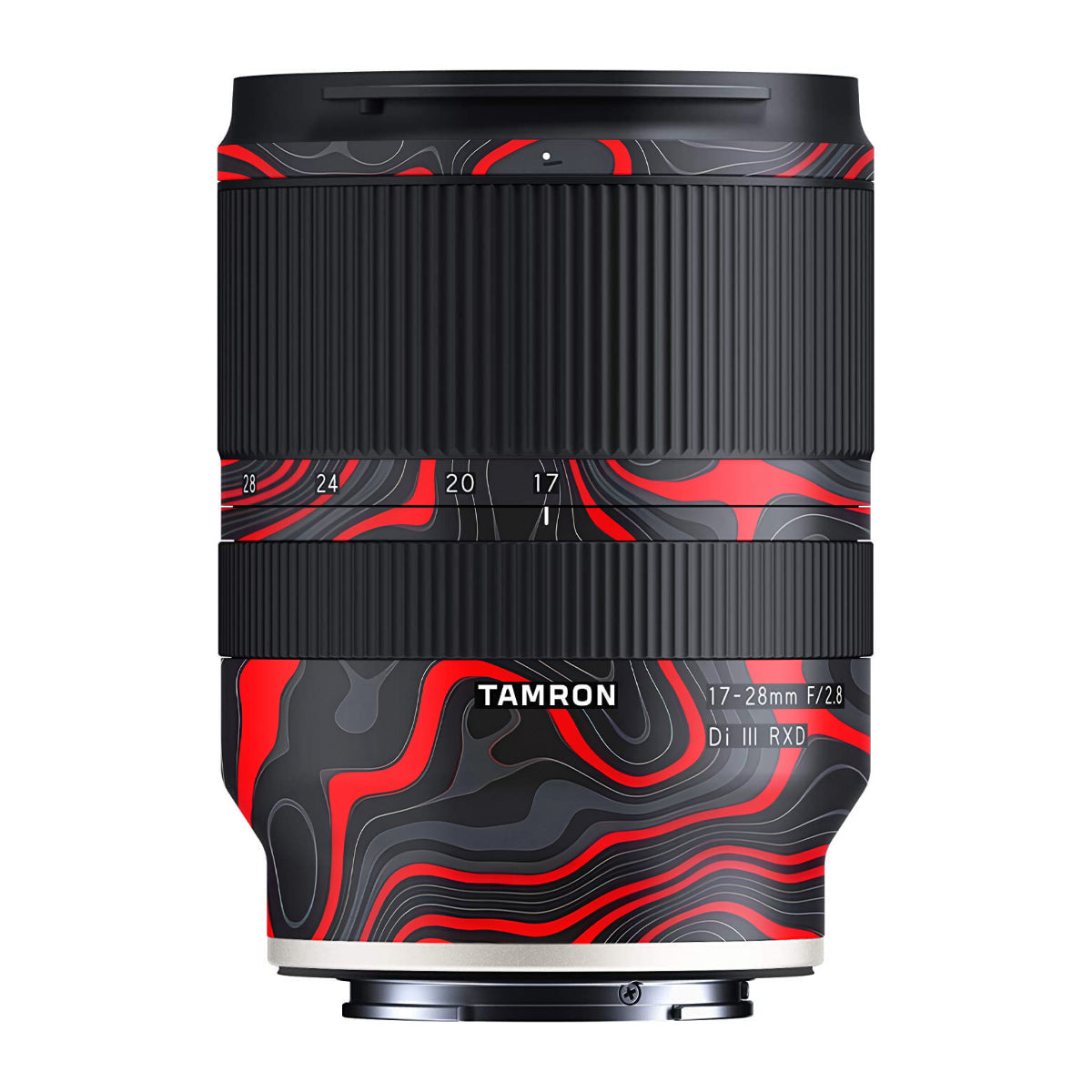 Crimson Waves Tamron 17-28mm F/2.8 Camera Lens Skin