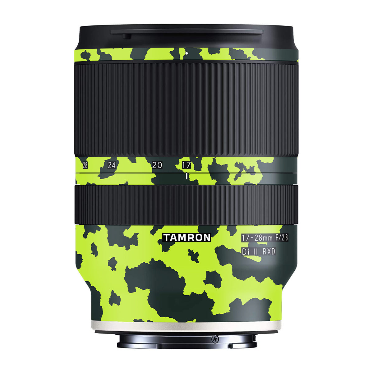 Neon Green Splatter Tamron 17-28mm F/2.8 Camera Lens Skin