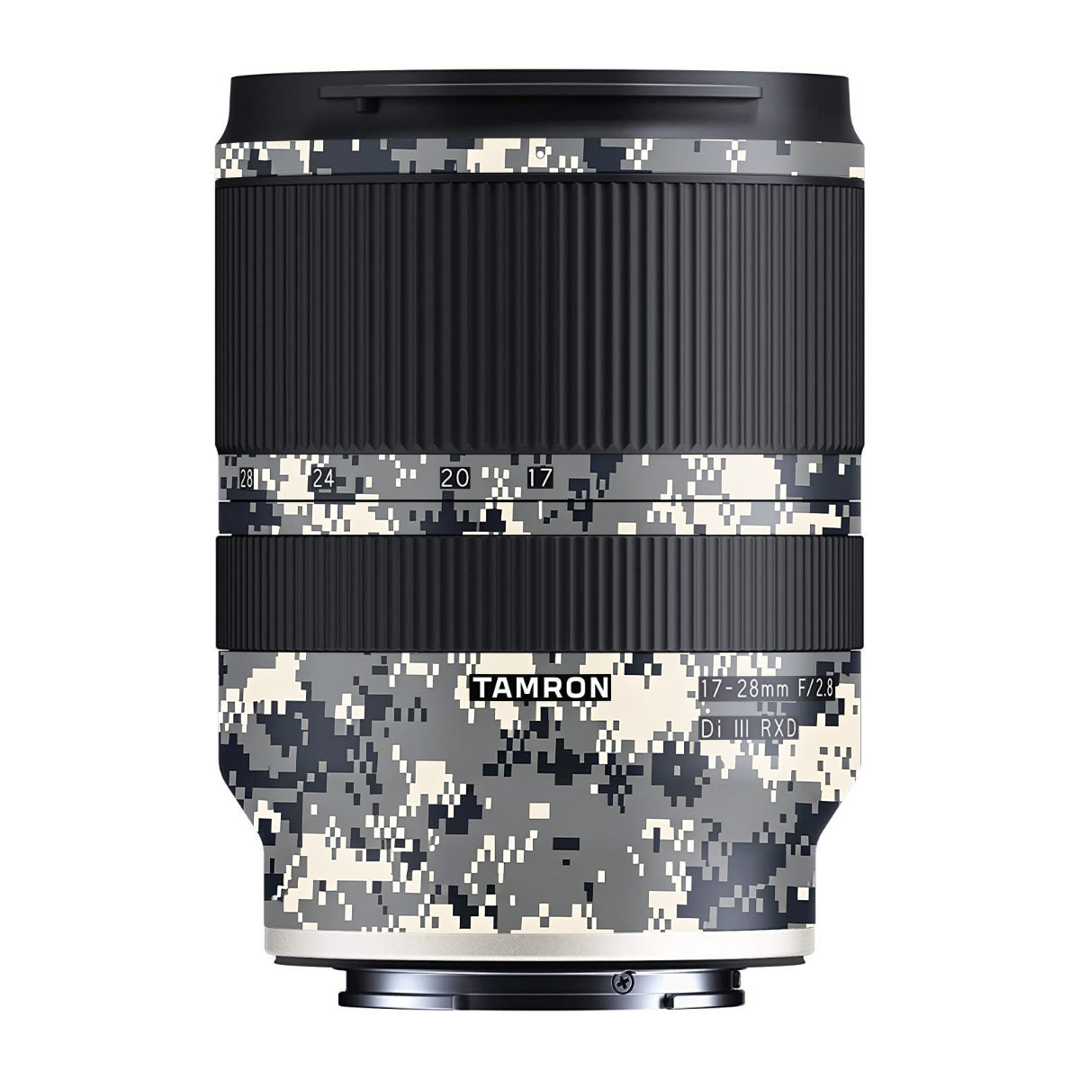 Grey Black Pixel Tamron 17-28mm F/2.8 Camera Lens Skin