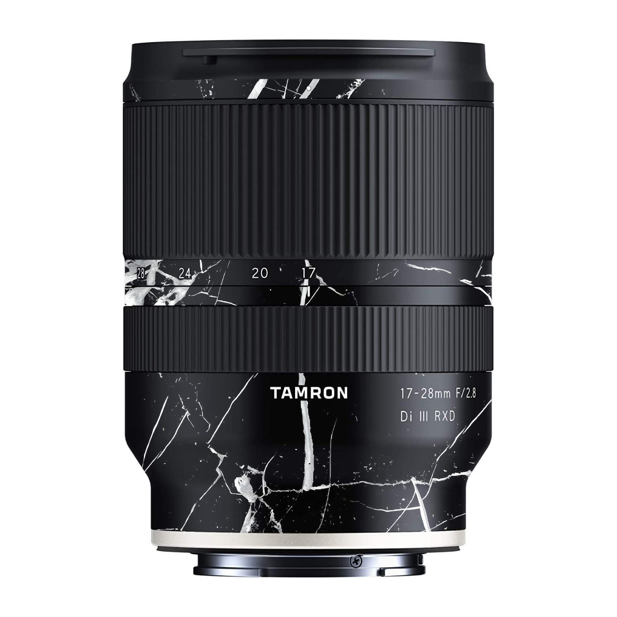 White Veins on Black Tamron 17-28mm F/2.8 Camera Lens Skin