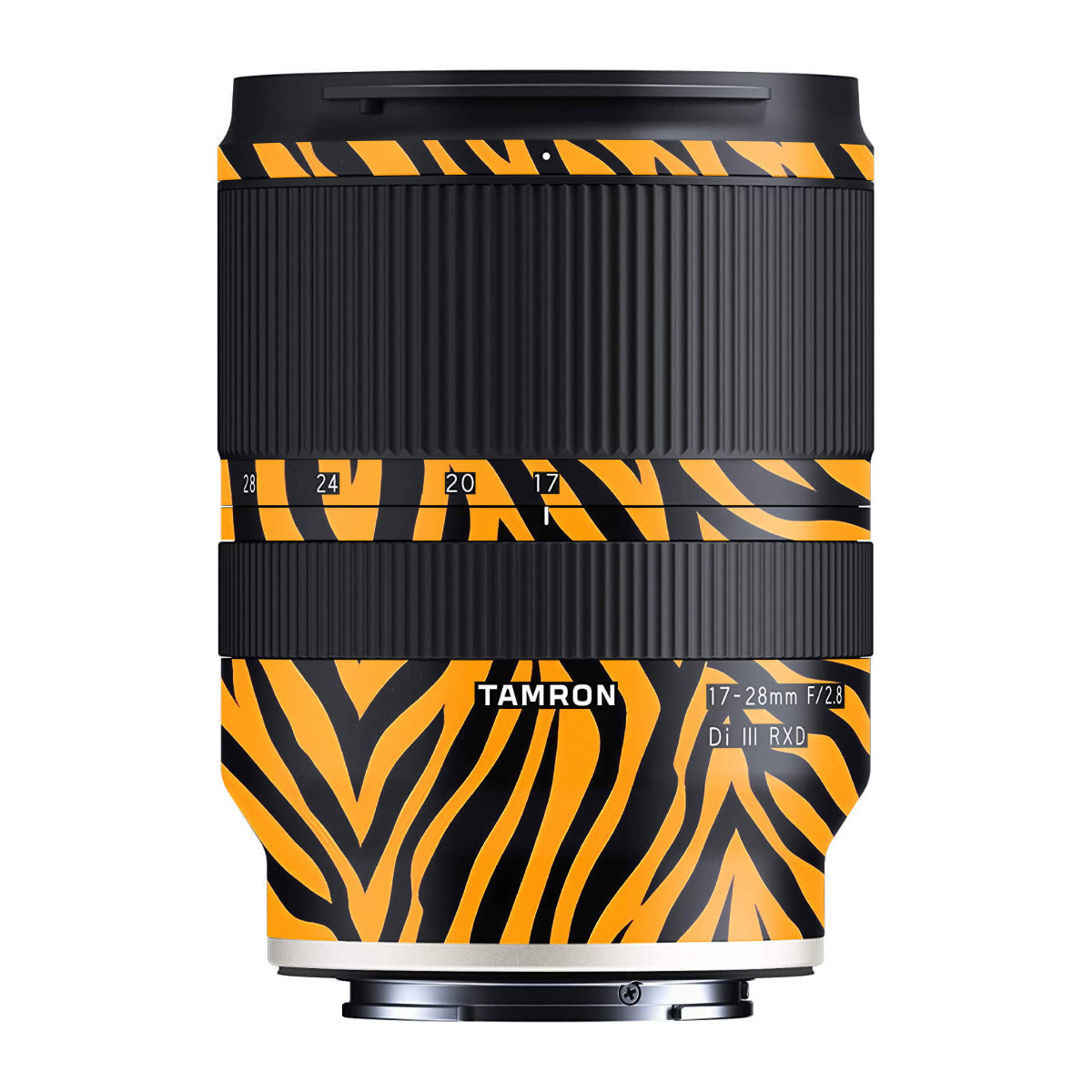 Zebra Gold Pattern Tamron 17-28mm F/2.8 Camera Lens Skin
