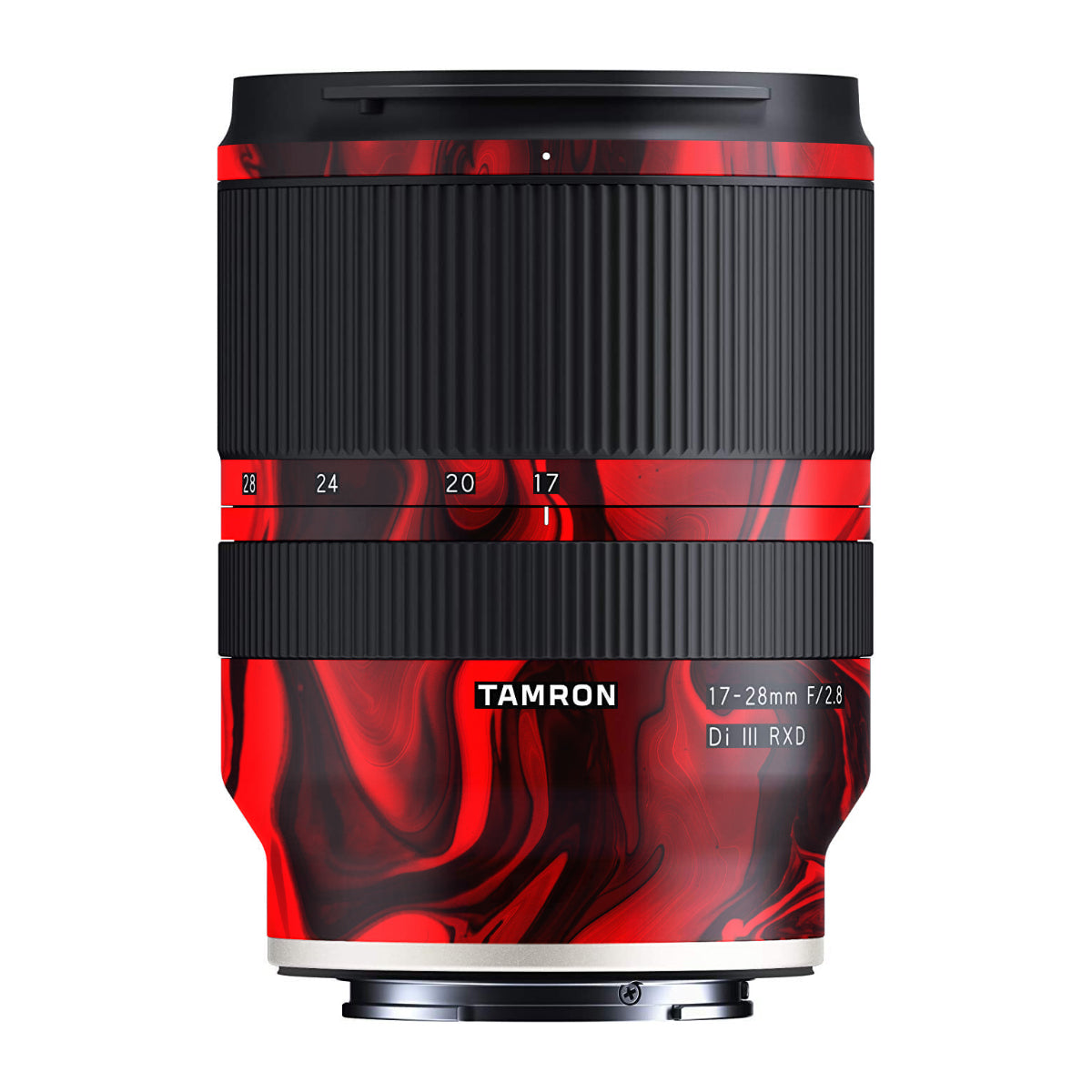 Red Lava Flow Tamron 17-28mm F/2.8 Camera Lens Skin