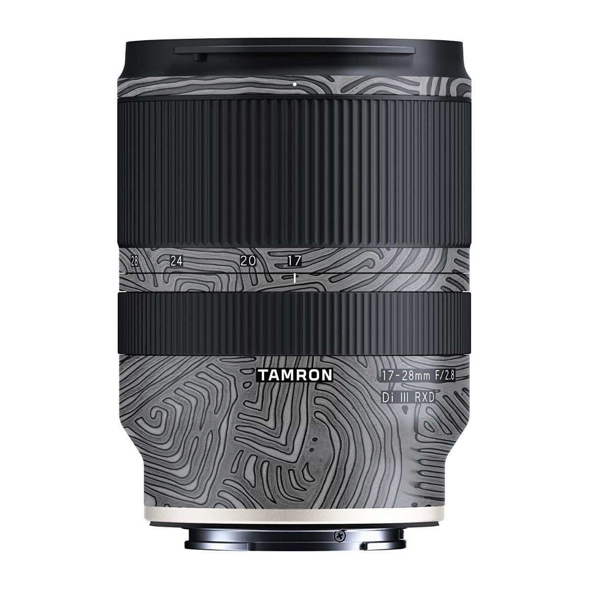 Monochrome Line Maze Tamron 17-28mm F/2.8 Camera Lens Skin