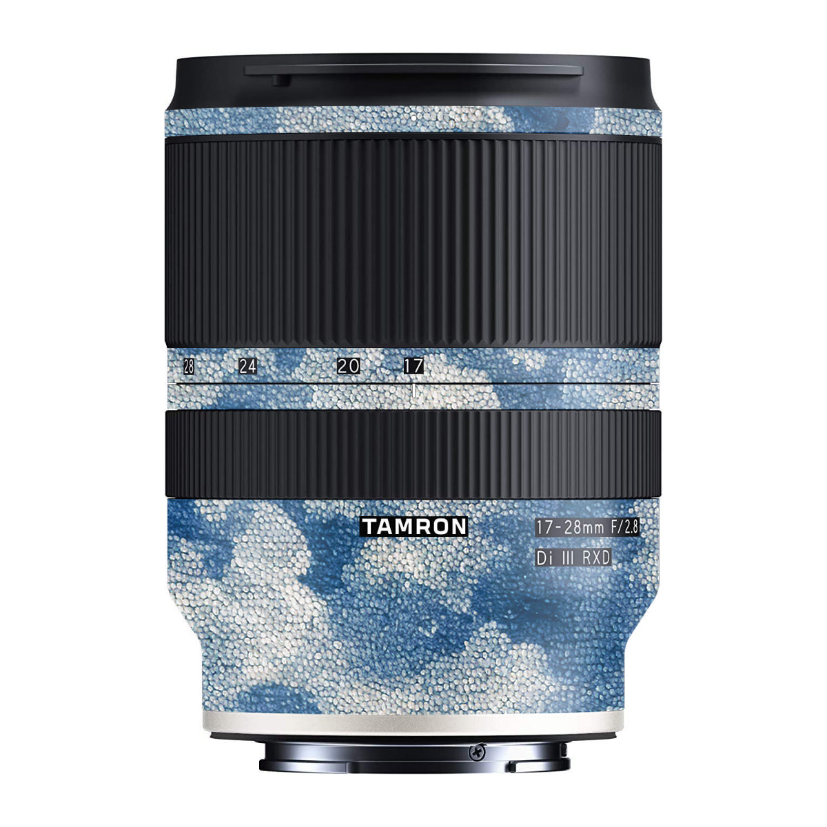 Blue Watercolor Fabric Tamron 17-28mm F/2.8 Camera Lens Skin