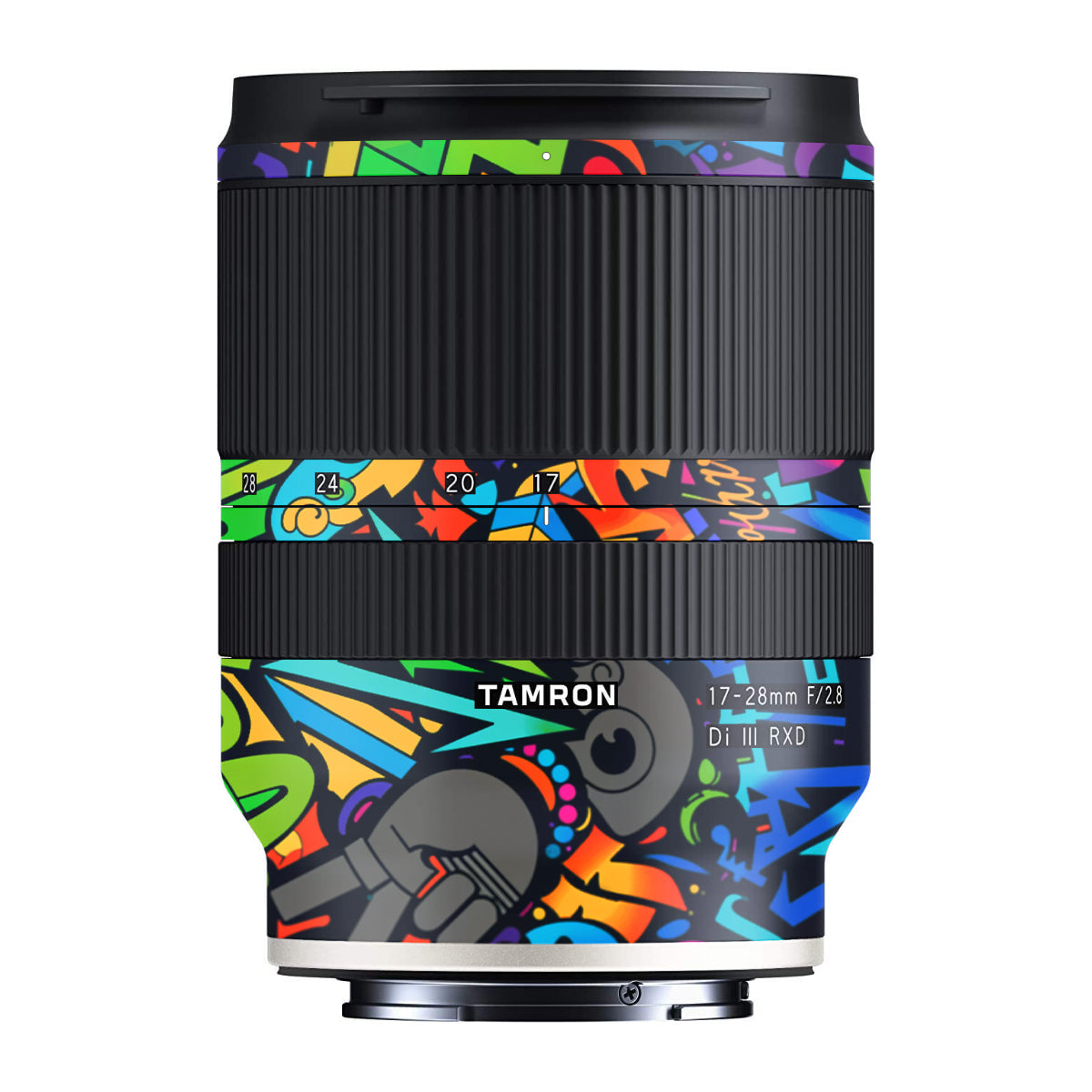Colorful Urban Street Art Lettering Tamron 17-28mm F/2.8 Camera Lens Skin