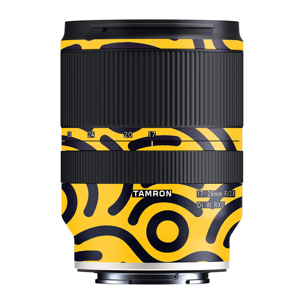Minimal Yellow Wave Tamron 17-28mm F/2.8 Camera Lens Skin