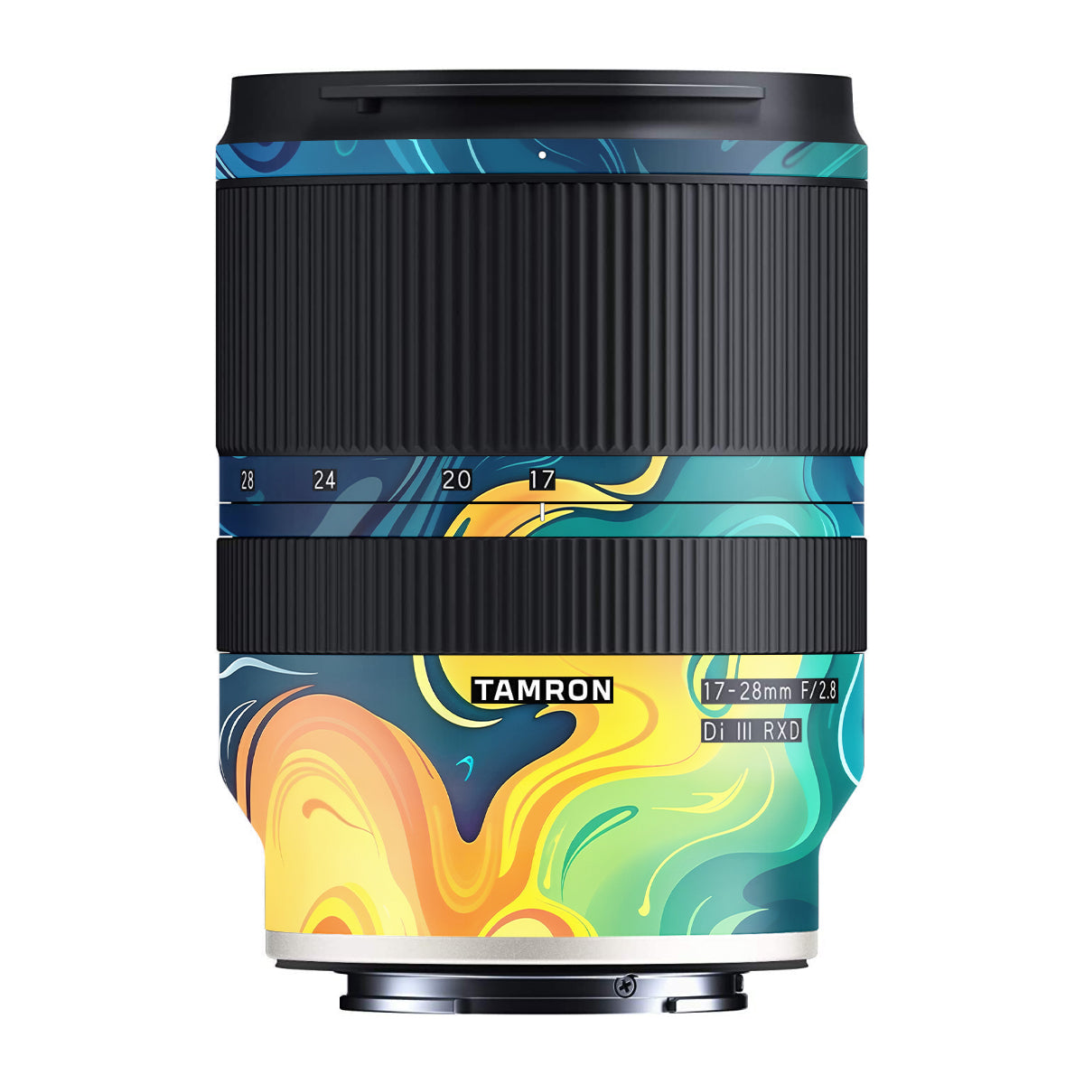 Rainbow Liquid Fusion Tamron 17-28mm F/2.8 Camera Lens Skin