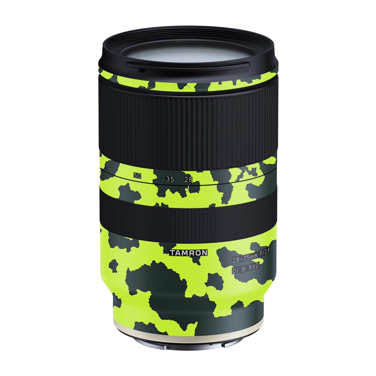 Neon Green Splatter Tamron Lens 28-75mm F/2.8 Gen 1 Camera Lens Skin