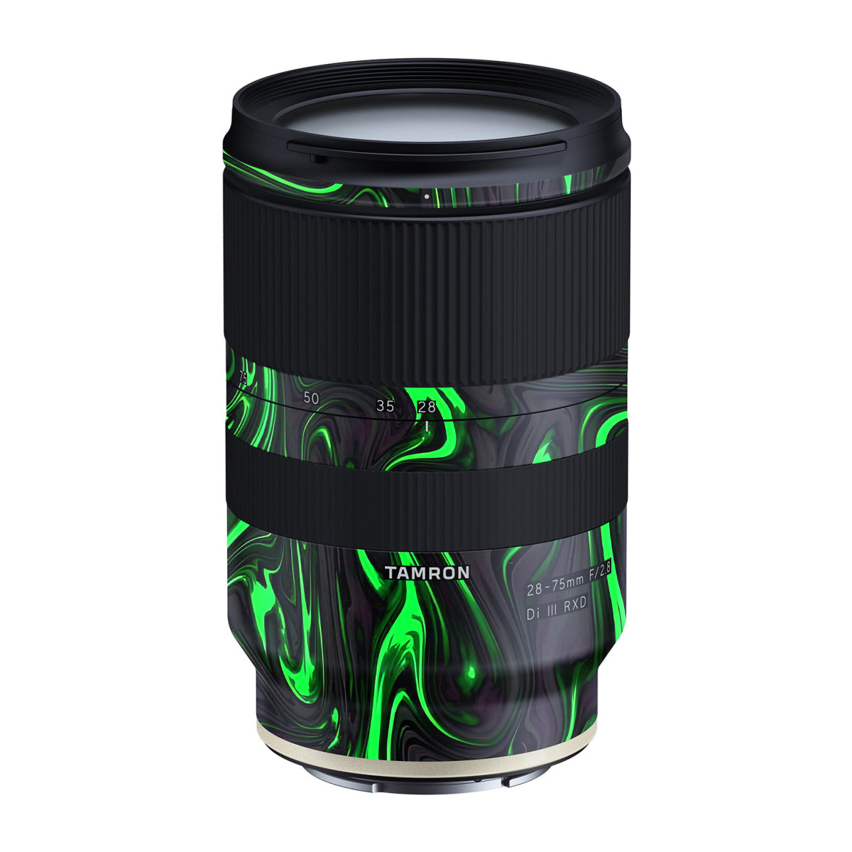 Green Liquid Pattern Tamron Lens 28-75mm F/2.8 Gen 1 Camera Lens Skin