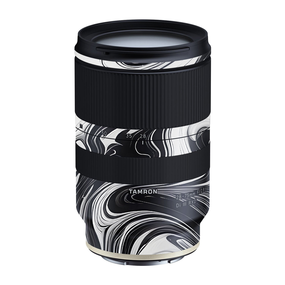 Black and White Marble Tamron Lens 28-75mm F/2.8 Gen 1 Camera Lens Skin