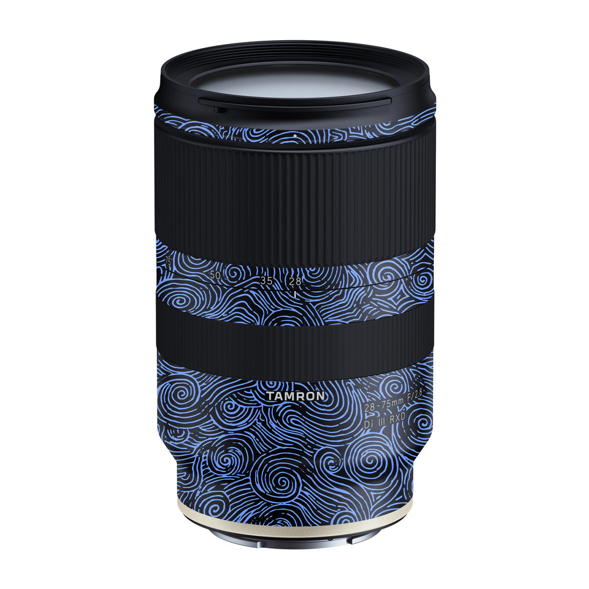 Blue Spirals Tamron Lens 28-75mm F/2.8 Gen 1 Camera Lens Skin