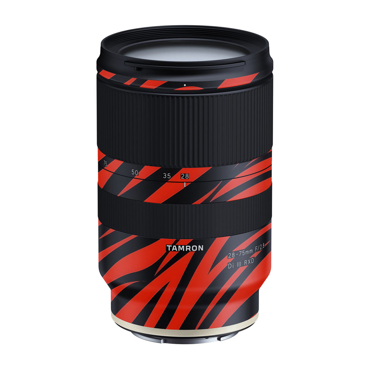 Red and Black Stripes Tamron Lens 28-75mm F/2.8 Gen 1 Camera Lens Skin