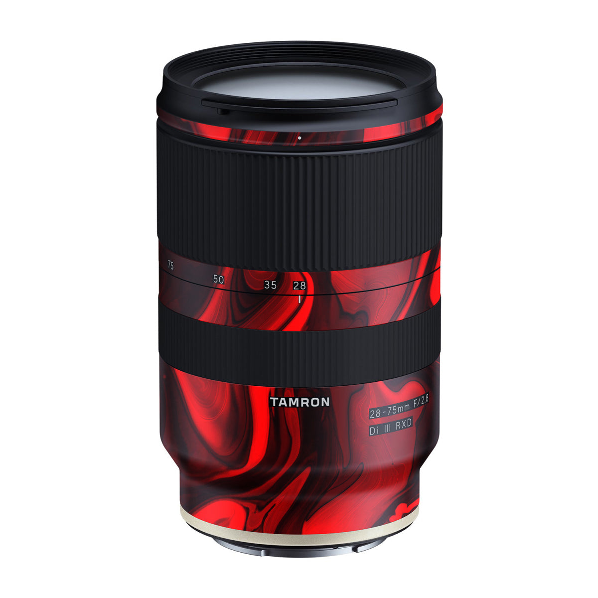 Red Lava Flow Tamron Lens 28-75mm F/2.8 Gen 1 Camera Lens Skin