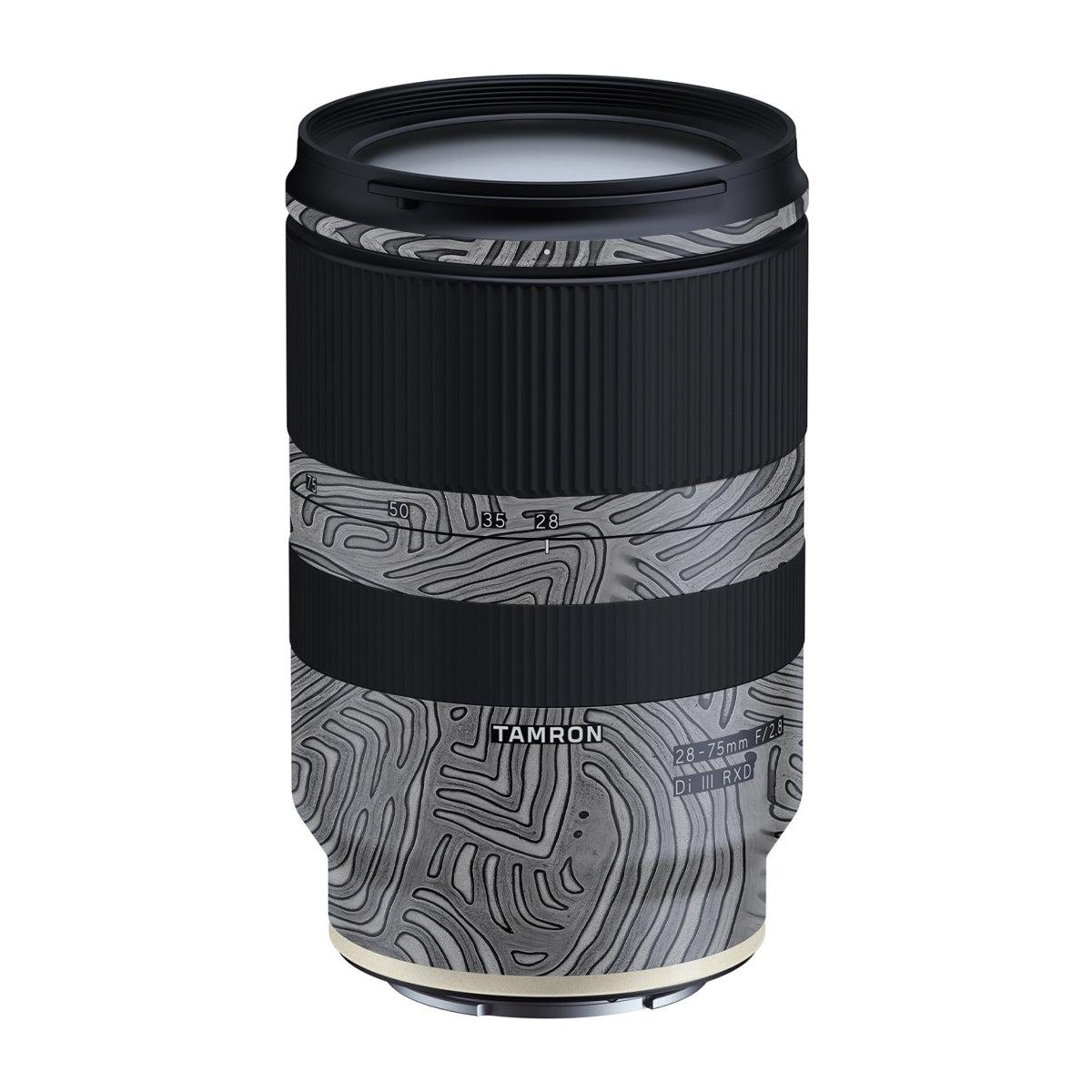 Monochrome Line Maze Tamron Lens 28-75mm F/2.8 Gen 1 Camera Lens Skin