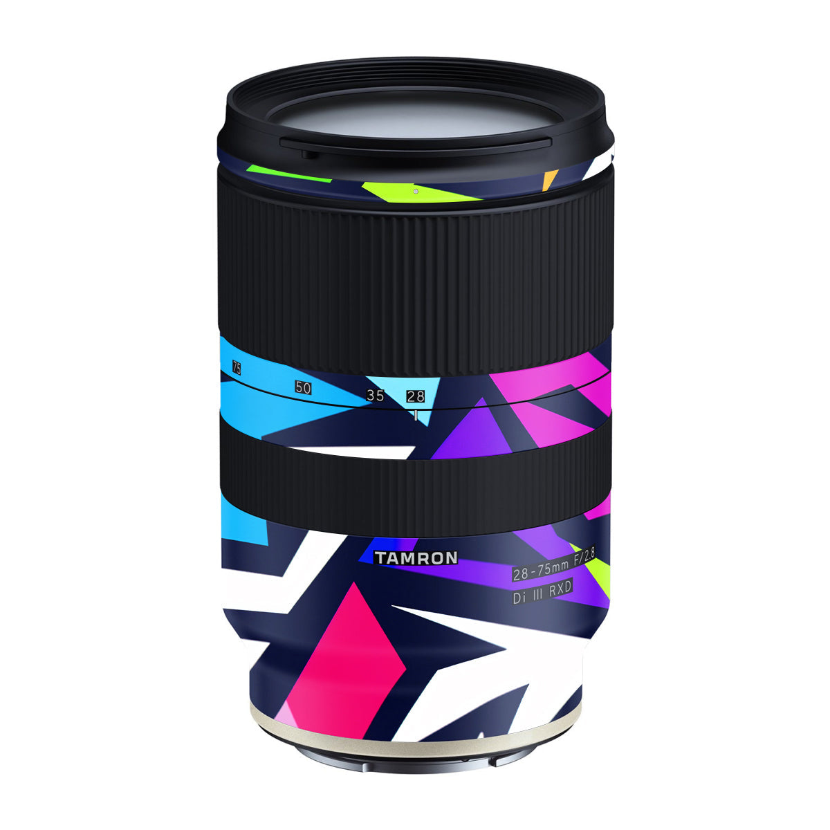 Bold Geometric Pop Tamron Lens 28-75mm F/2.8 Gen 1 Camera Lens Skin
