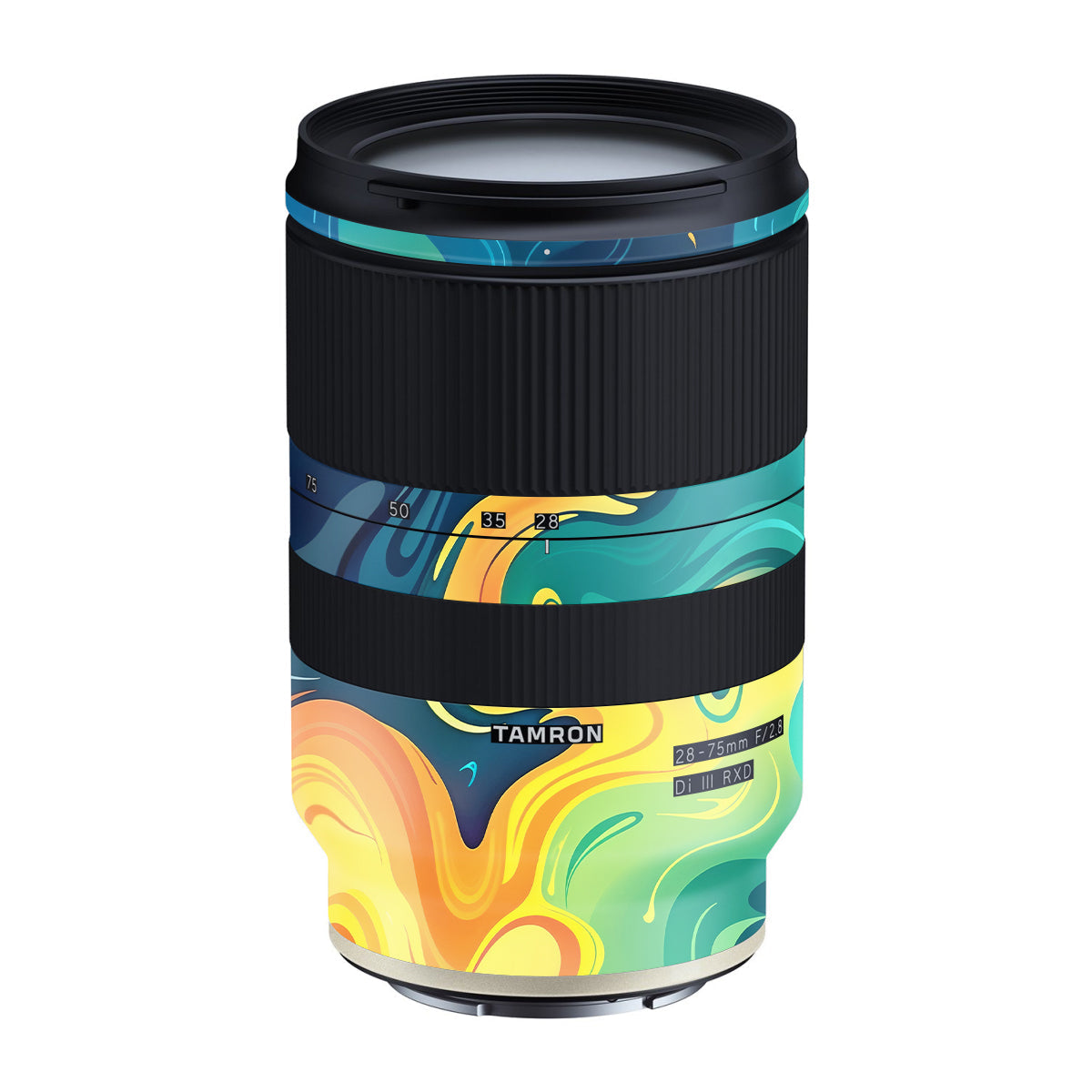 Rainbow Liquid Fusion Tamron Lens 28-75mm F/2.8 Gen 1 Camera Lens Skin