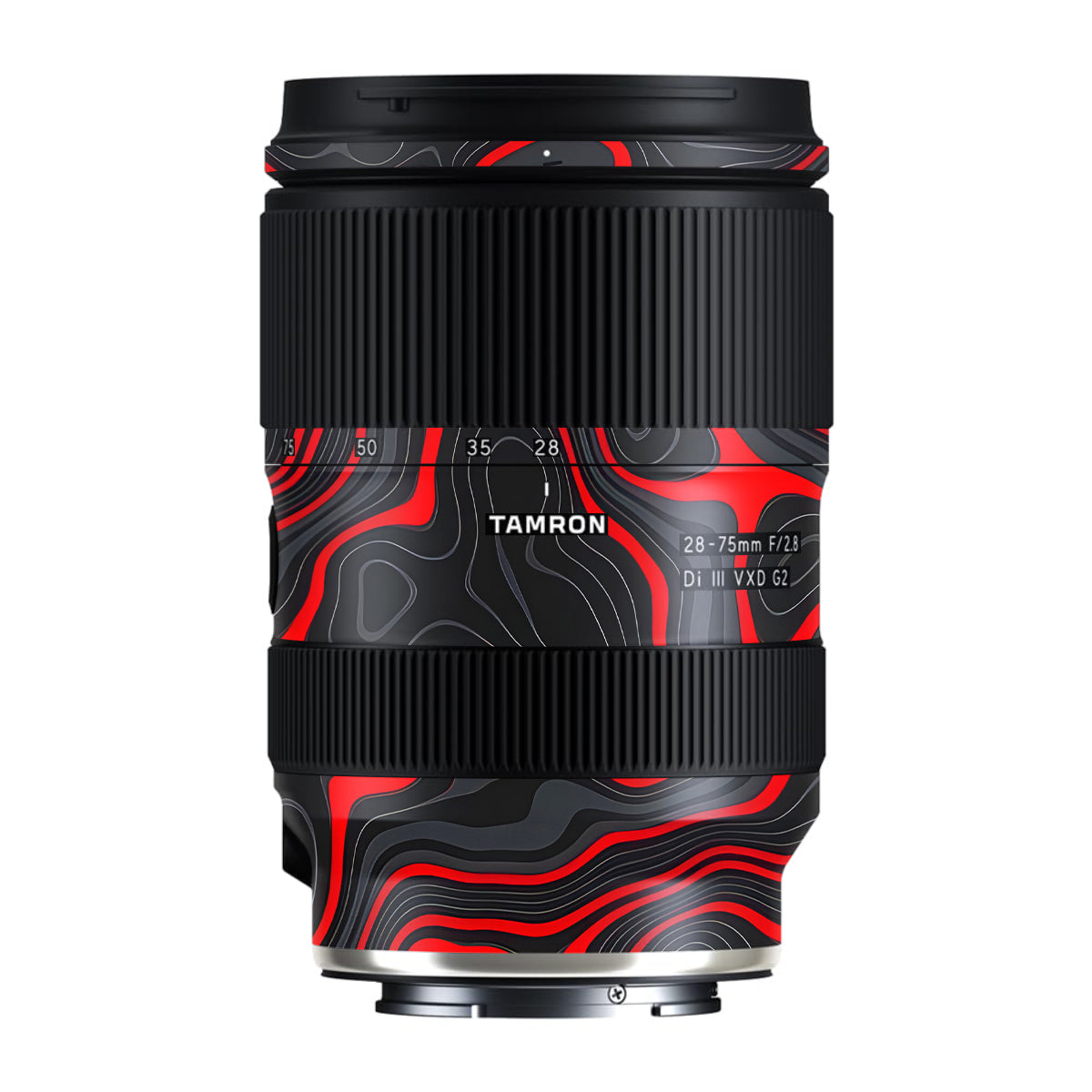 Crimson Waves Tamron Lens 28-75mm F/2.8 Gen 2 Camera Lens Skin
