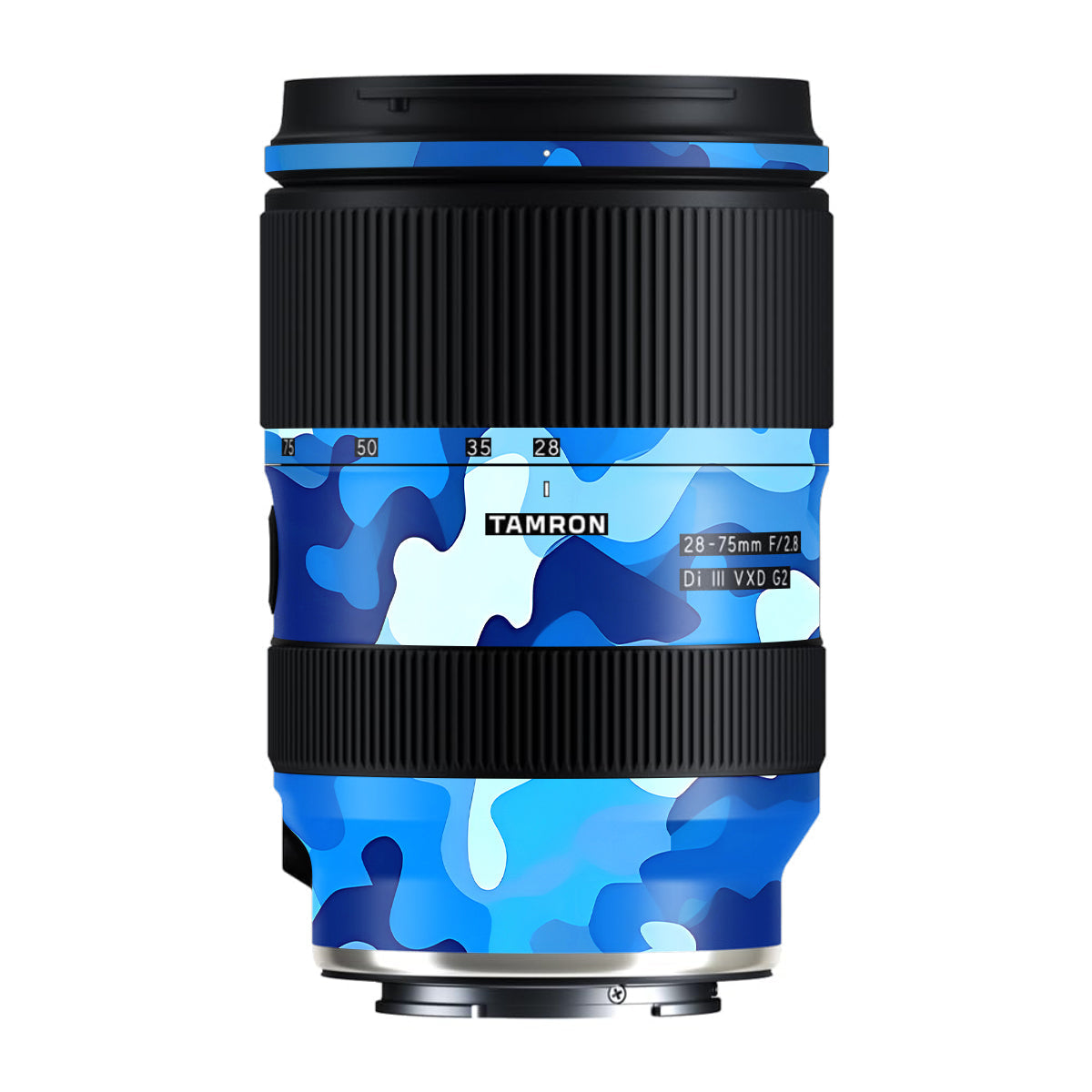 Arctic Blue Camo Pattern Tamron Lens 28-75mm F/2.8 Gen 2 Camera Lens Skin