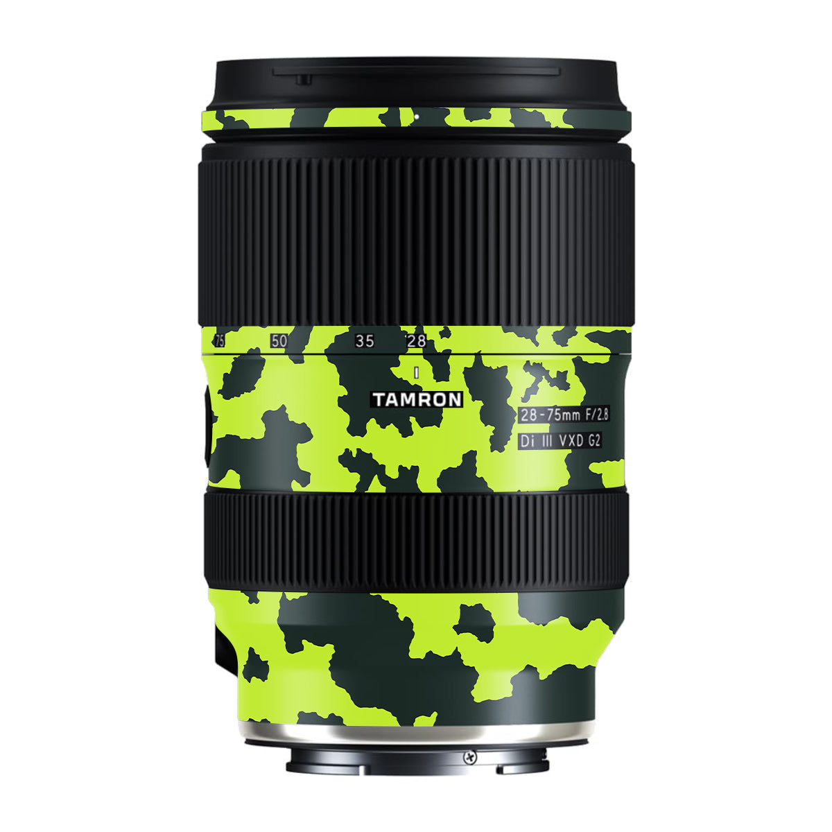 Neon Green Splatter Tamron Lens 28-75mm F/2.8 Gen 2 Camera Lens Skin