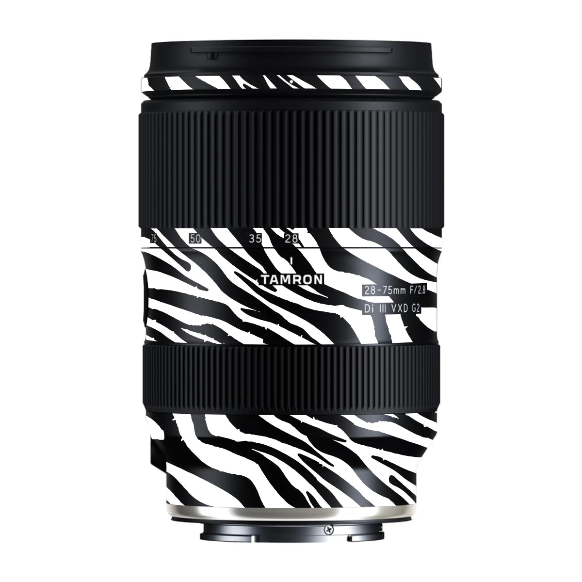 Classic Zebra Stripes Tamron Lens 28-75mm F/2.8 Gen 2 Camera Lens Skin