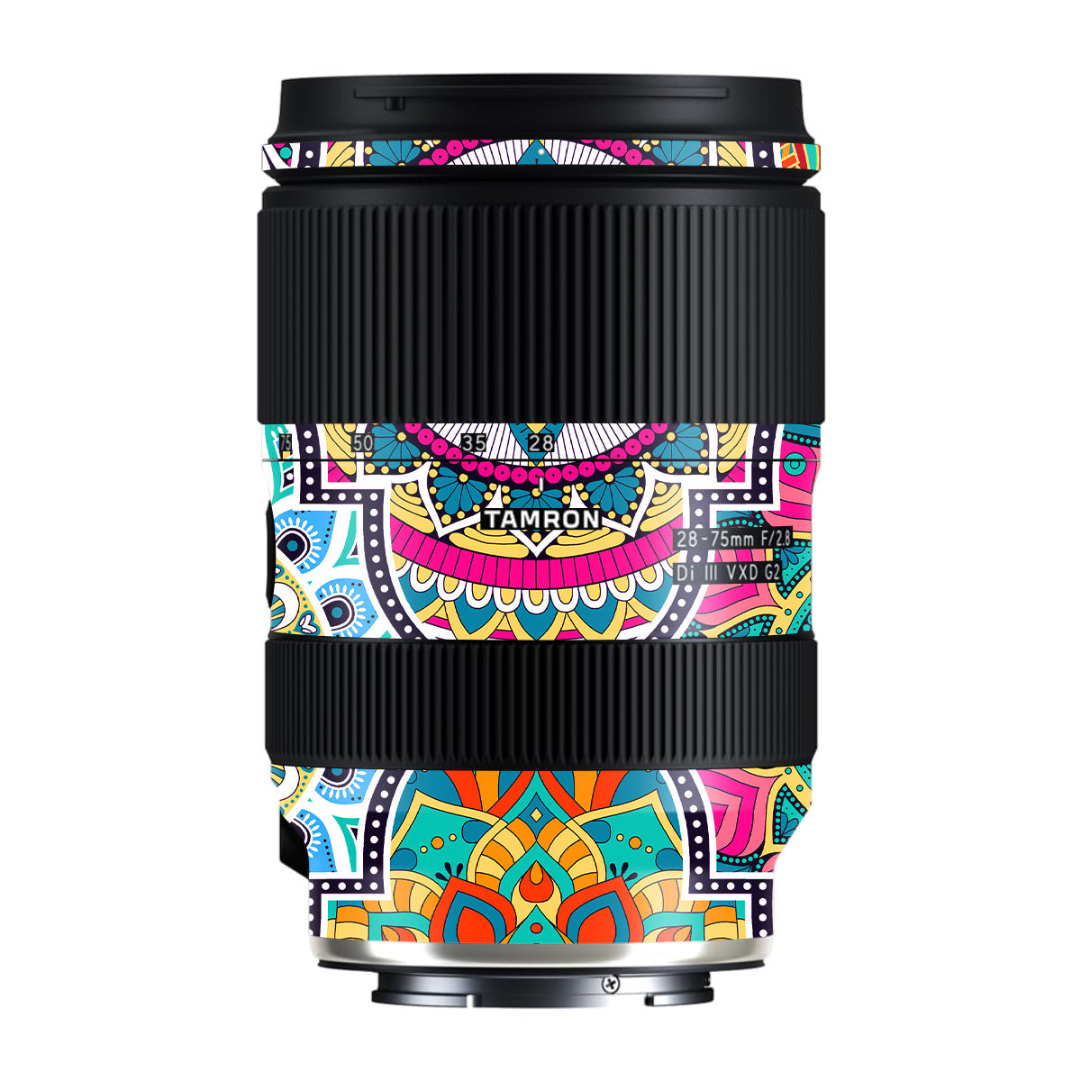 Boho Mandala Tile Pattern Tamron Lens 28-75mm F/2.8 Gen 2 Camera Lens Skin