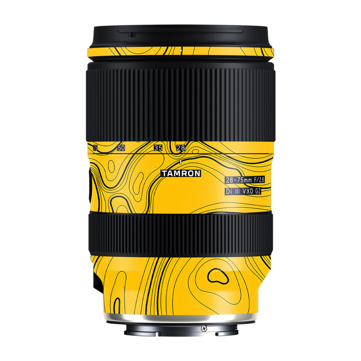 Topographic Map Pattern Tamron Lens 28-75mm F/2.8 Gen 2 Camera Lens Skin