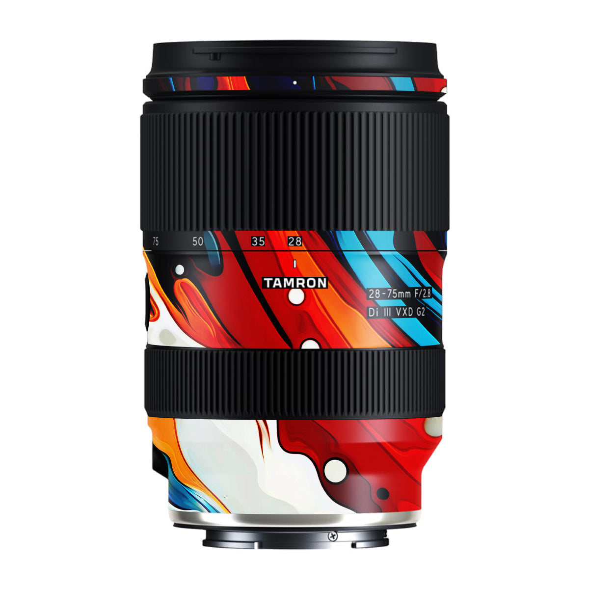 Fire & Ice Flow Tamron Lens 28-75mm F/2.8 Gen 2 Camera Lens Skin