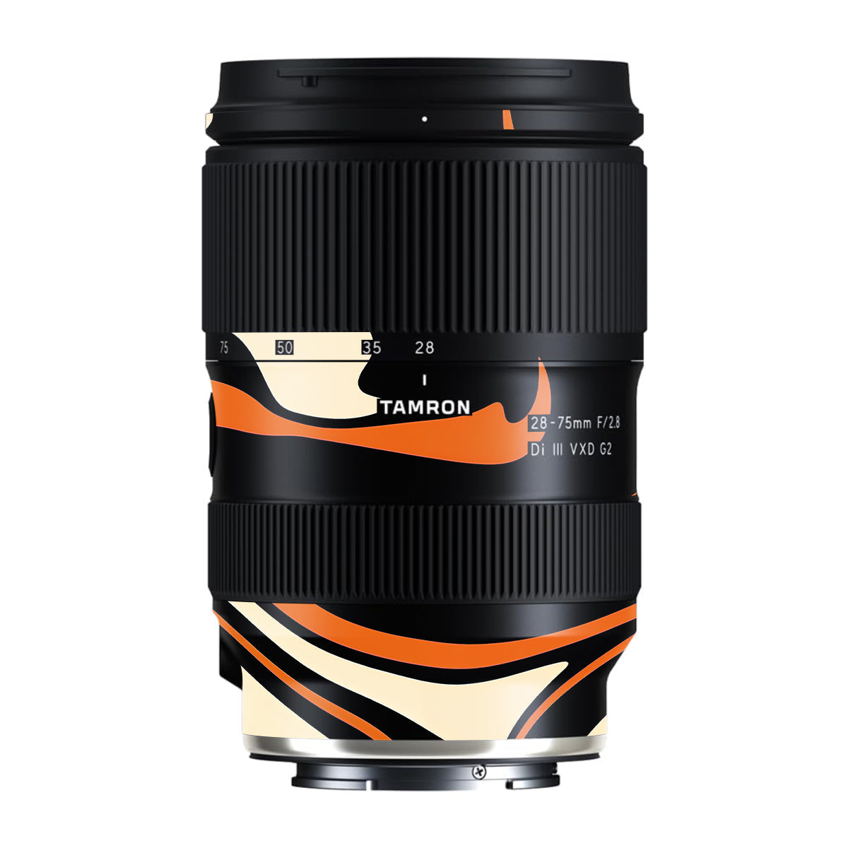 Mid-Century Abstract Swirl Tamron Lens 28-75mm F/2.8 Gen 2 Camera Lens Skin