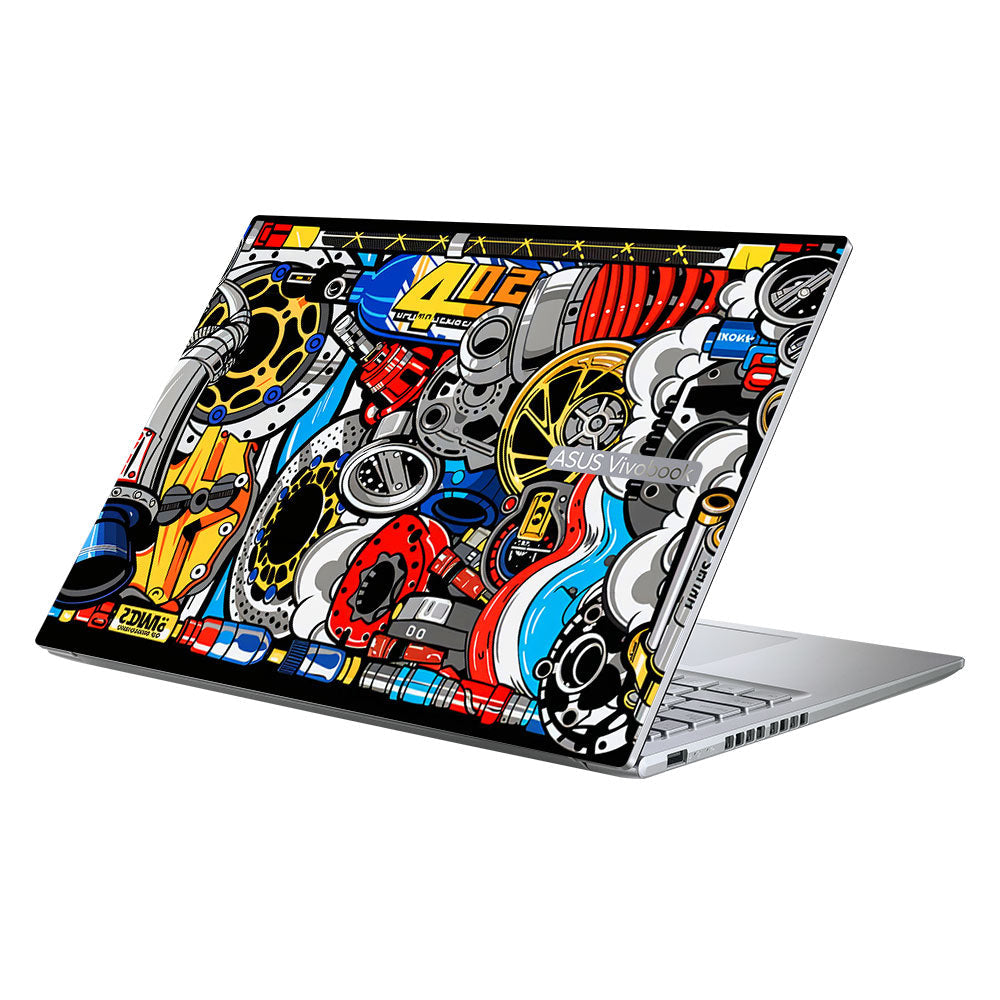 Mechanical Chaos Asus Vivobook 16X M1603QA Laptop Skin