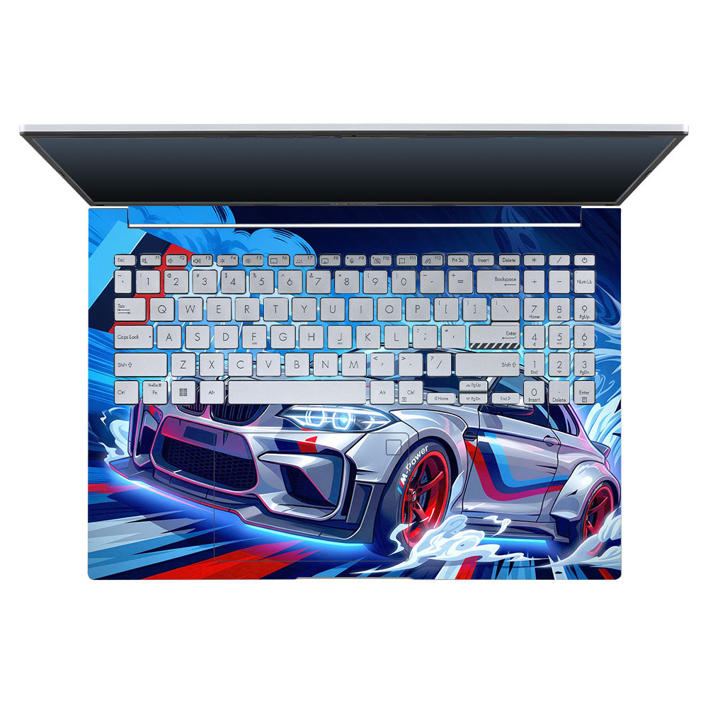 BMW M Performance Asus Vivobook 16X M1603QA Laptop Skin