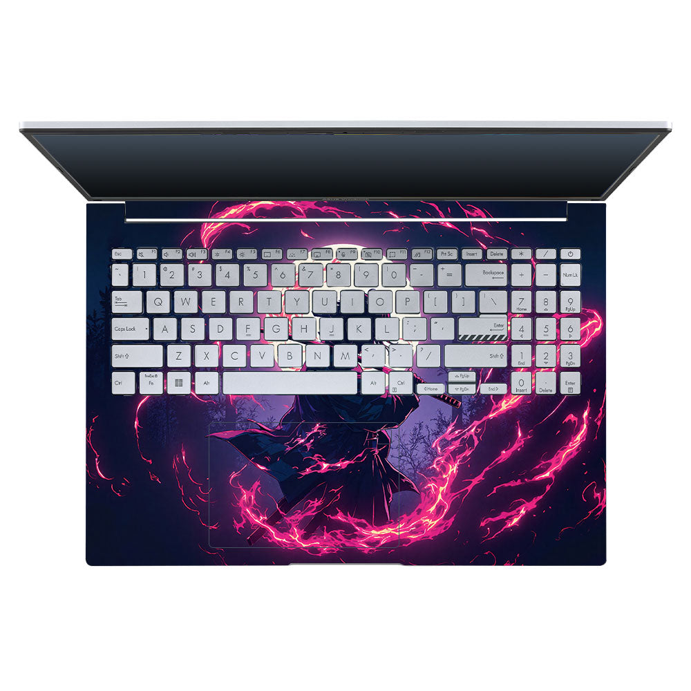 Tanjiro's Flame of Ember Asus Vivobook 16X M1603QA Laptop Skin Laptop Skin