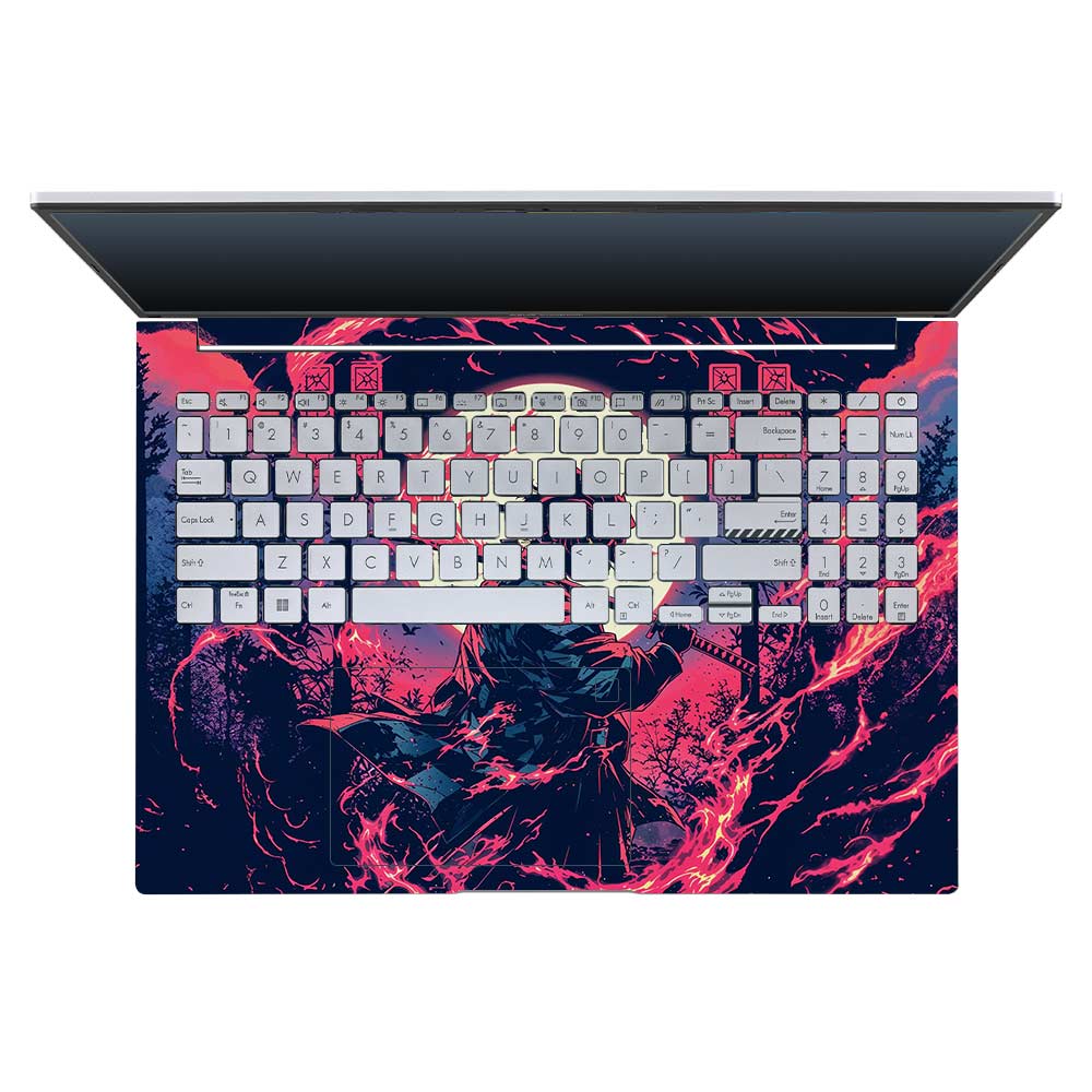 Tanjiro's Flame of Ember Asus Vivobook 16X M1603QA Laptop Skin Laptop Skin