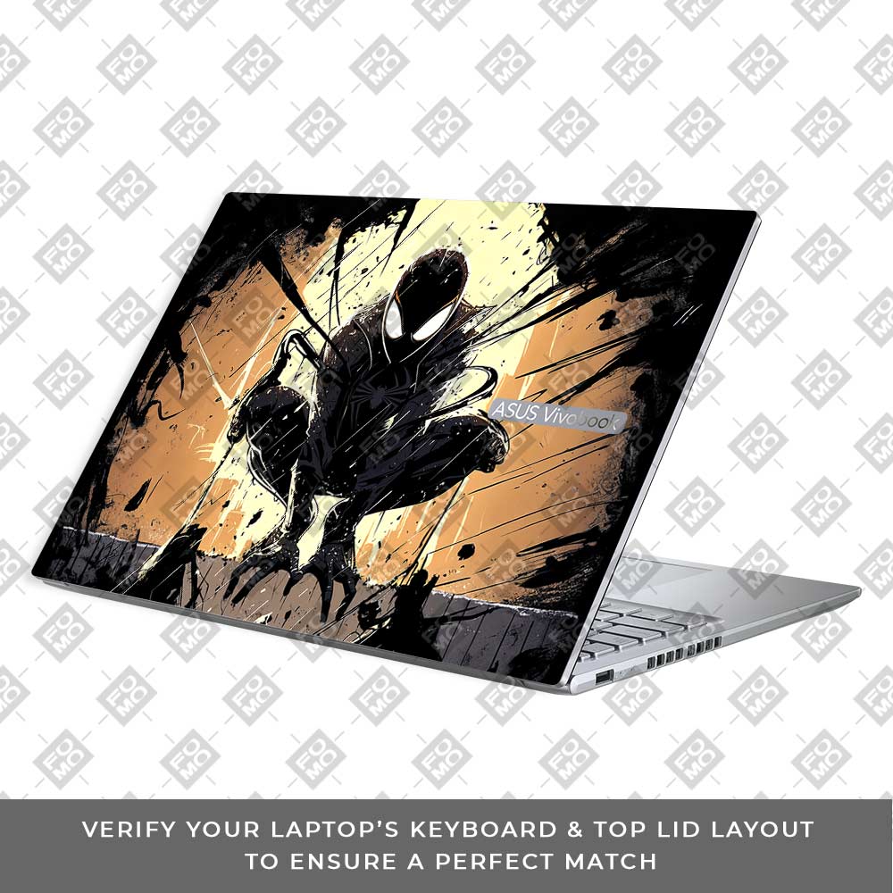 Shadow Spiderman Asus Vivobook 16X M1603QA Laptop Skin