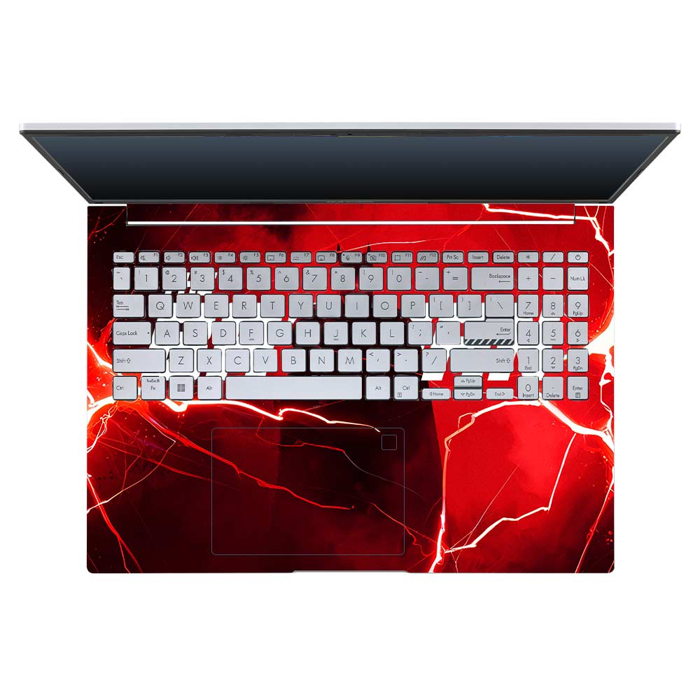 Red Rage Batman Asus Vivobook 16X M1603QA 3D Laptop Skin