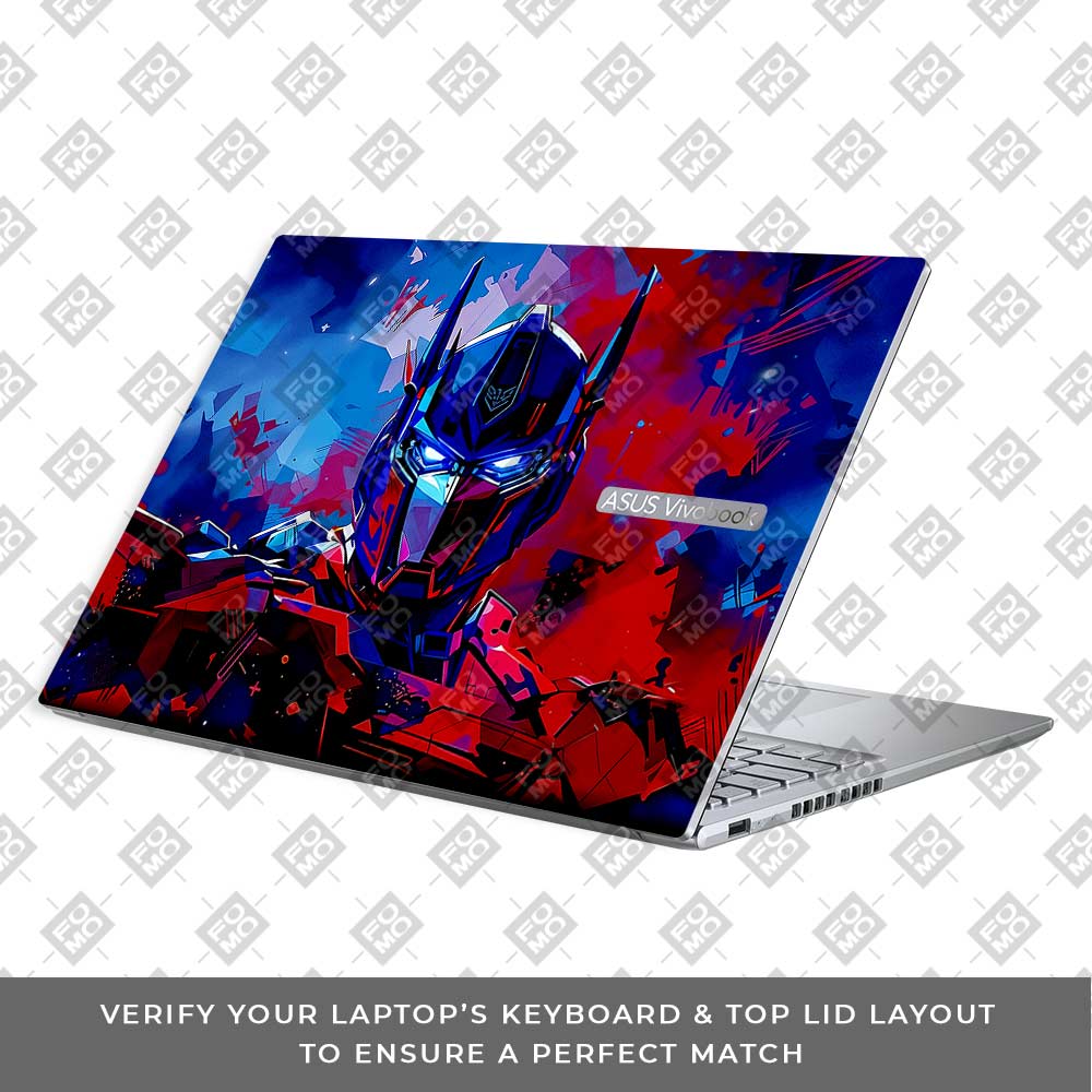 Optimus Prime Transformer Asus Vivobook 16X M1603QA Laptop Skin