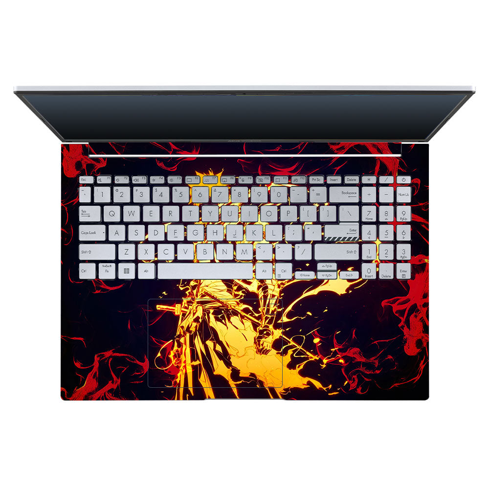 Bleach Ichigo Bankai Form Asus Vivobook 16X M1603QA Laptop Skin