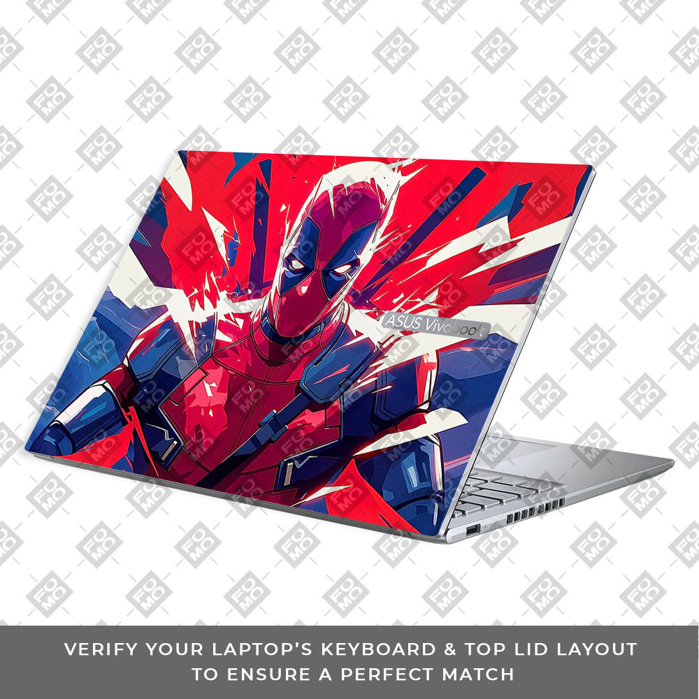 Deadpool Power Burst Asus Vivobook 16X M1603QA Laptop Skin